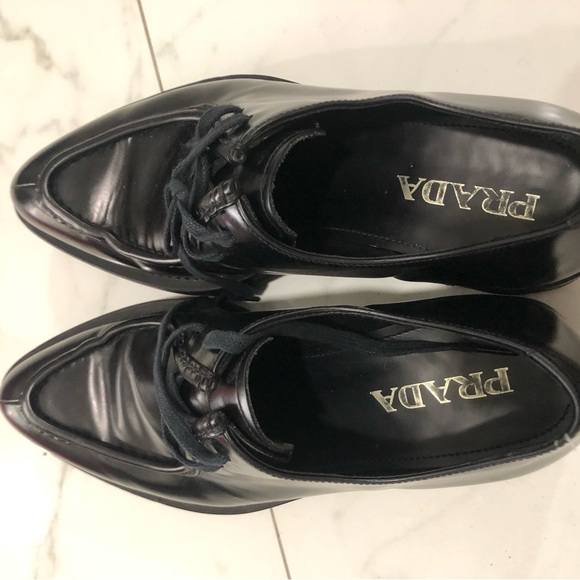 Prada Mens Lace-Up Chunky Sole Shoes - Picture 5 of 15